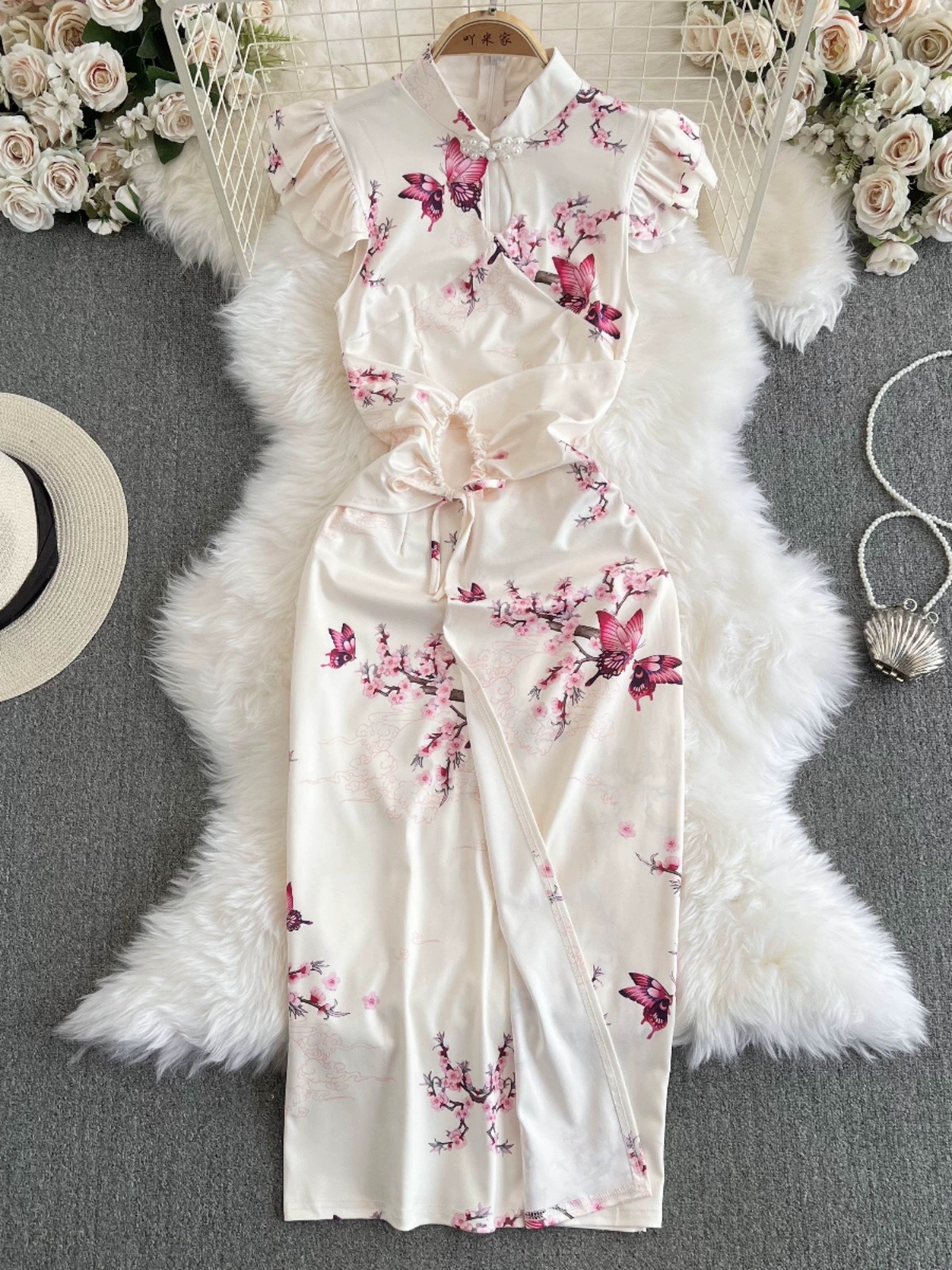 Petite don’t cross me qipao dress Q216 images